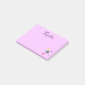 Schattigee atomen post-it® notes (Schuin)