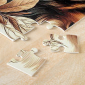 Schattigee Australische herder schilderij Legpuzzel (Zijkant)