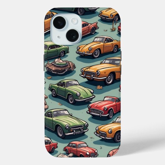 Schattigee auto iPhone / iPad case (Achterkant)