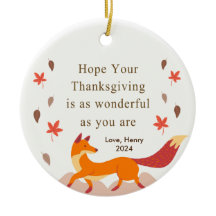 Schattigee Autumn Fox Thanksgiving