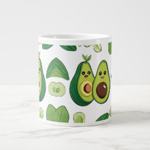 Schattigee avocado paar telefoonhoesje Funny Kaw Extra Grote Beker