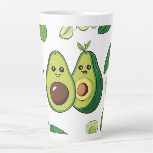 Schattigee avocado paar telefoonhoesje Funny Kaw Latte Mok