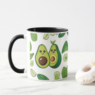 Schattigee avocado paar telefoonhoesje   Funny Kaw Mok