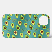 Schattigee Avocado slice zomer Groene gradiënt Pat Case-Mate iPhone Case (Achterkant (horizontaal))