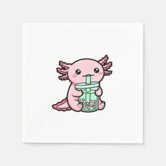 Schattigee Axolotl & Bubble Tea Servet