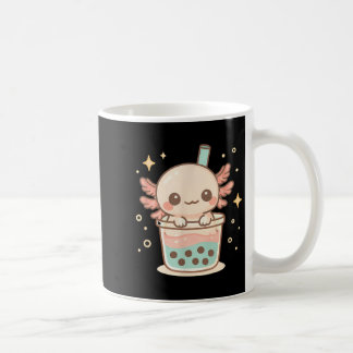 Schattigee Axolotl in Bubble Tea Cup Kawaii Dieren Koffiemok