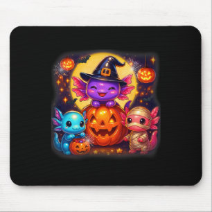 Schattigee Axolotl Jack O Lantern Halloween kostuu Muismat