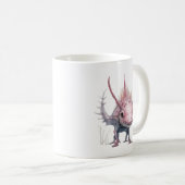 Schattigee Axolotl-kunst Koffiemok (Voorkant rechts)