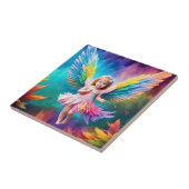 Schattigee Baby Angel Wings Art-38424 Tegeltje (Zijkant)
