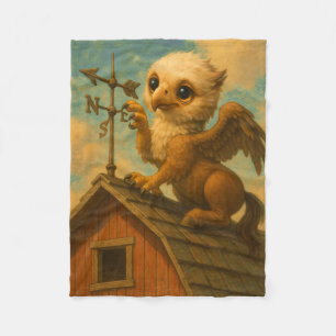 Schattigee baby Big Eye Hippogriff Grappige Fantas Fleece Deken