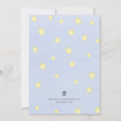 Schattigee Baby Boy Douche Kwekerij Rhyme Sjabloon Kaart (Achterkant)