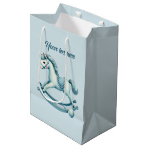 Schattigee Baby Boys Rocking Horse Aanpasbaar Medium Cadeauzakje