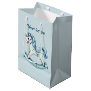 Schattigee Baby Boys Rocking Horse Aanpasbaar Medium Cadeauzakje