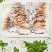 Schattigee Baby Cat keukenhanddoek (Gevouwen)