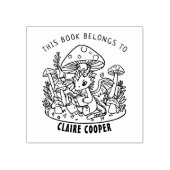 Schattigee Baby Dino Bookplate Rubberstempel (Afrduk)