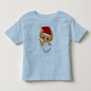 Schattigee Baby Dino Christmas Kinder Shirts