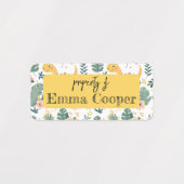 Schattigee Baby Dinosaurs Custom Kinderen Labels (Design 2)