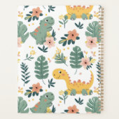 Schattigee Baby Dinosaurs Custom Kinderen Planner (Achterkant)