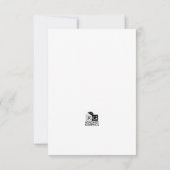 Schattigee Baby dinosaurus dank u notities blanco  (Achterkant)