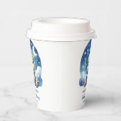 Schattigee baby dinosaurus knuffelen beer in sterr papieren bekers (Rechts)