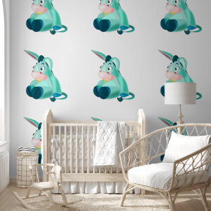Schattigee Baby Donkey Funny Behang