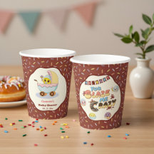 Schattigee Baby Donut Cartoon Baby shower en Sprin