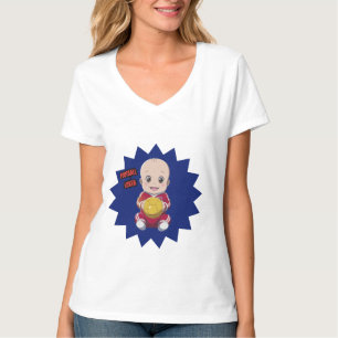 Schattigee baby dragen football speler outfit t-shirt