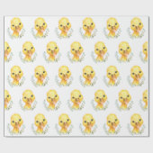 Schattigee baby-eend cadeaupapier (Vlak)