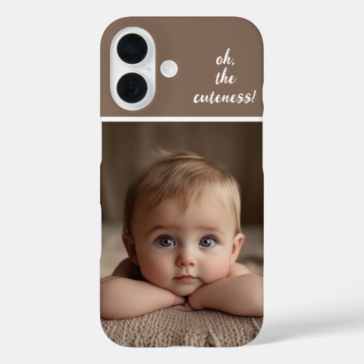 Schattigee Baby-foto Case-Mate iPhone Case (Achterkant)