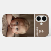 Schattigee Baby-foto Case-Mate iPhone Case (Achterkant (horizontaal))