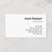 Schattigee Baby Fox in een groen bos Visitekaartje (Achterkant)