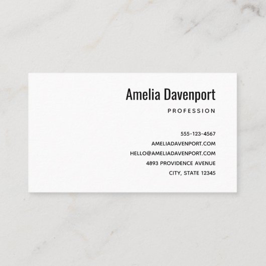 Schattigee Baby Fox in een groen bos Visitekaartje (Achterkant)