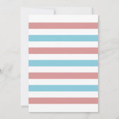 Schattigee Baby geslachtsopenbaring Kaart (Achterkant)