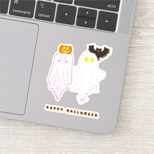 Schattigee Baby Ghosts Halloween Vinyl Sticker