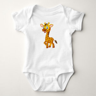 Schattigee Baby Giraffe Glimlachende Cartoon-35280 Romper