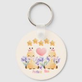 Schattigee Baby Giraffe Sleutelhanger (Achterkant)