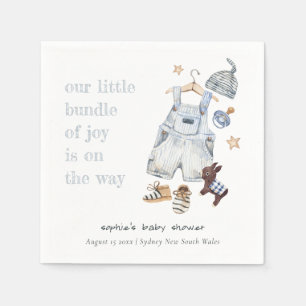 Schattigee Baby Kleding Essentials Blue Boy Baby s Servet