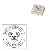 Schattigee Baby Koala Dit boek hoort bij de naam v Rubberstempel (Gestempeld)