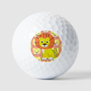 Schattigee Baby Lion All Over Print Pattern Golfballen