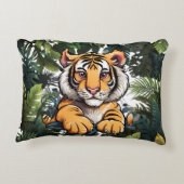 Schattigee Baby Lion Kinderen Accent Kussen (Achterkant)