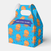 Schattigee Baby Octopus Blue Ocean Custom Bedankdoosjes (Voorkant Zijde)