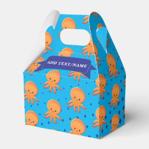Schattigee Baby Octopus Blue Ocean Custom Bedankdoosjes