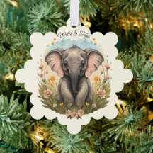 Schattigee Baby Olifant Kalf Wildflower Wanderlust