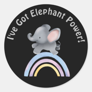 Schattigee baby olifant kinder stickers