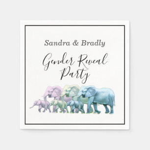 Schattigee Baby Olifanten modern Servet