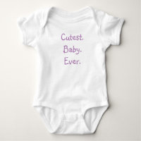 Schattigee Baby ooit One Piece Tshirt
