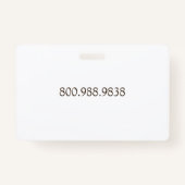 Schattigee Baby op weegschaal doula Badge (Achterkant)