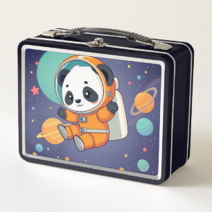 Schattigee Baby Panda Astronaut Kinder Lunchbox –