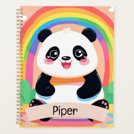 Schattigee Baby Panda Rainbow Planner
