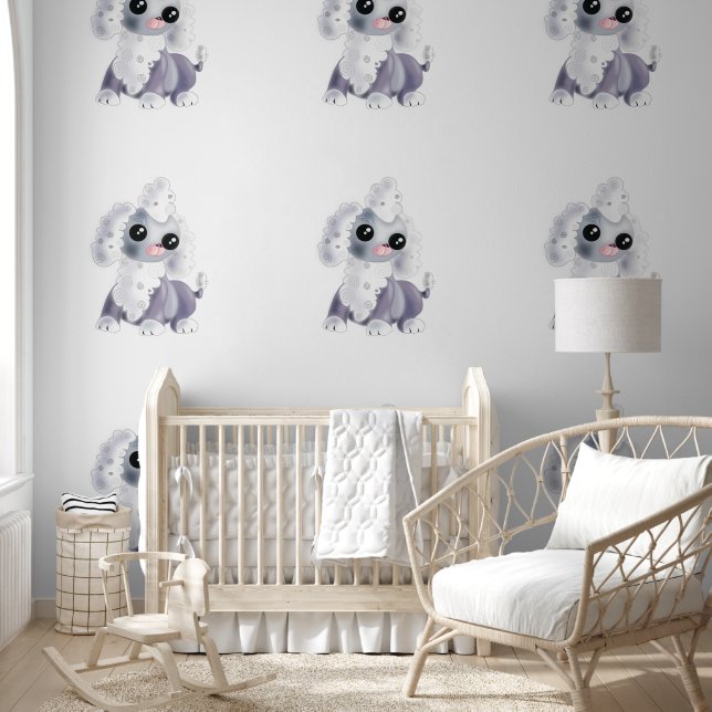 Schattigee Baby Pet Dog Behang (Kinderen)